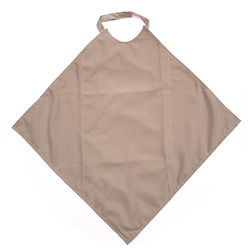 Beige Napkin Waterproof Adult Bib / Clothing Protector