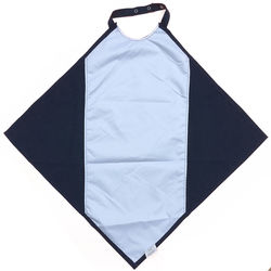 Navy Napkin Waterproof Adult Bib / Clothing Protector
