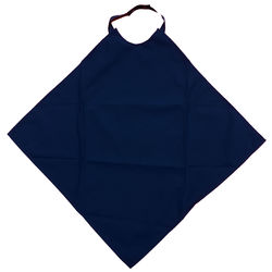 Navy Napkin Waterproof Adult Bib / Clothing Protector