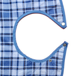 Scottish Blue Waterproof Adult Bib / Clothing Protector